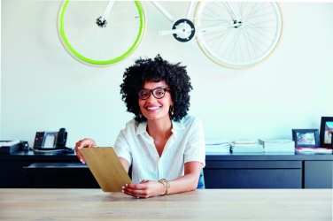 Logotrade mainoslahjat kuva: Bambu kirjoituslevy